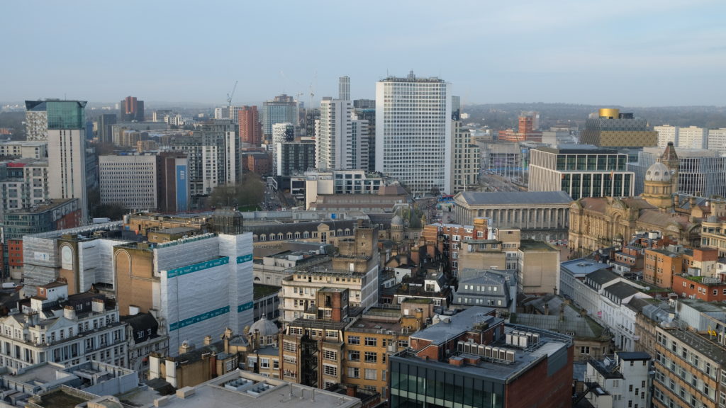 Birmingham City Centre Skyline 2 Edwin Ellis 